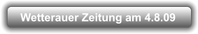 Wetterauer Zeitung am 4.8.09